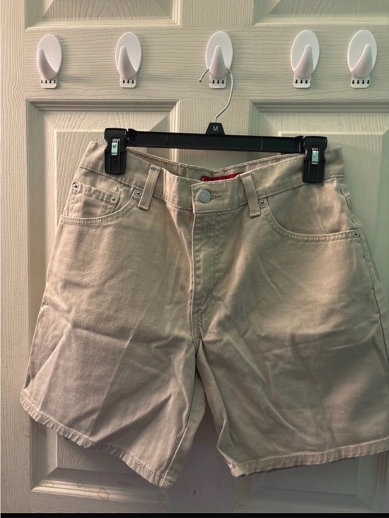 Levi's Pants - Levi's Women's Beige/Tan High-Rise Casual Shorts